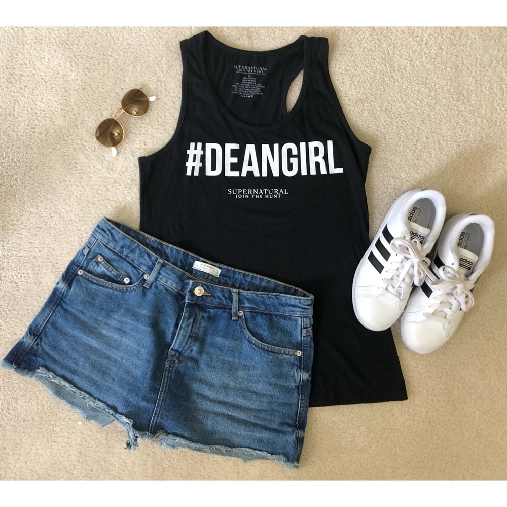 Hot Topic Medium Supernatural Shirt, Dean Girl